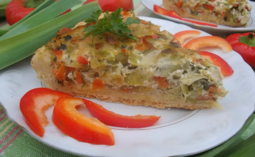 Tarta porowa - przepis na idealny, chrupiący spód